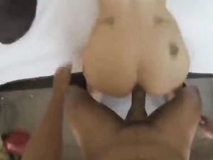 Huge Dong Fucking A Blonde Babe's Tight Muff