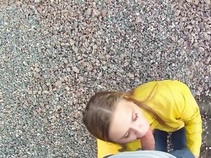 Public Sex Makes Her Pussy Dripping Wet