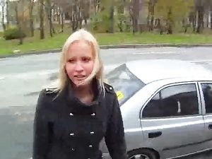 Topless Cocksucking Blonde Has Great Titties