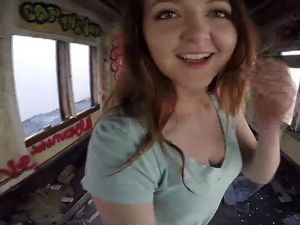 Redhead Teen Fucks For Cash In An Abandoned House
