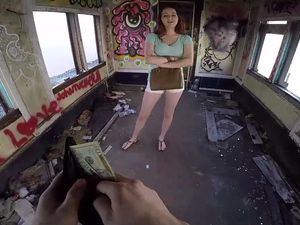 Redhead Teen Fucks For Cash In An Abandoned House