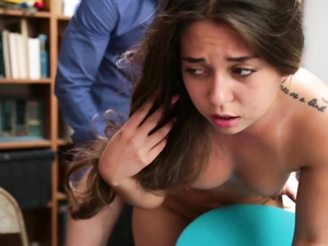 Fucking The Teen Shoplifter In The Security Office