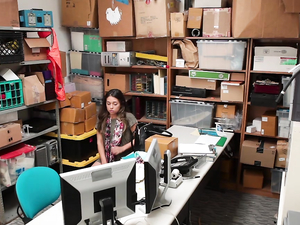 Fucking The Teen Shoplifter In The Security Office